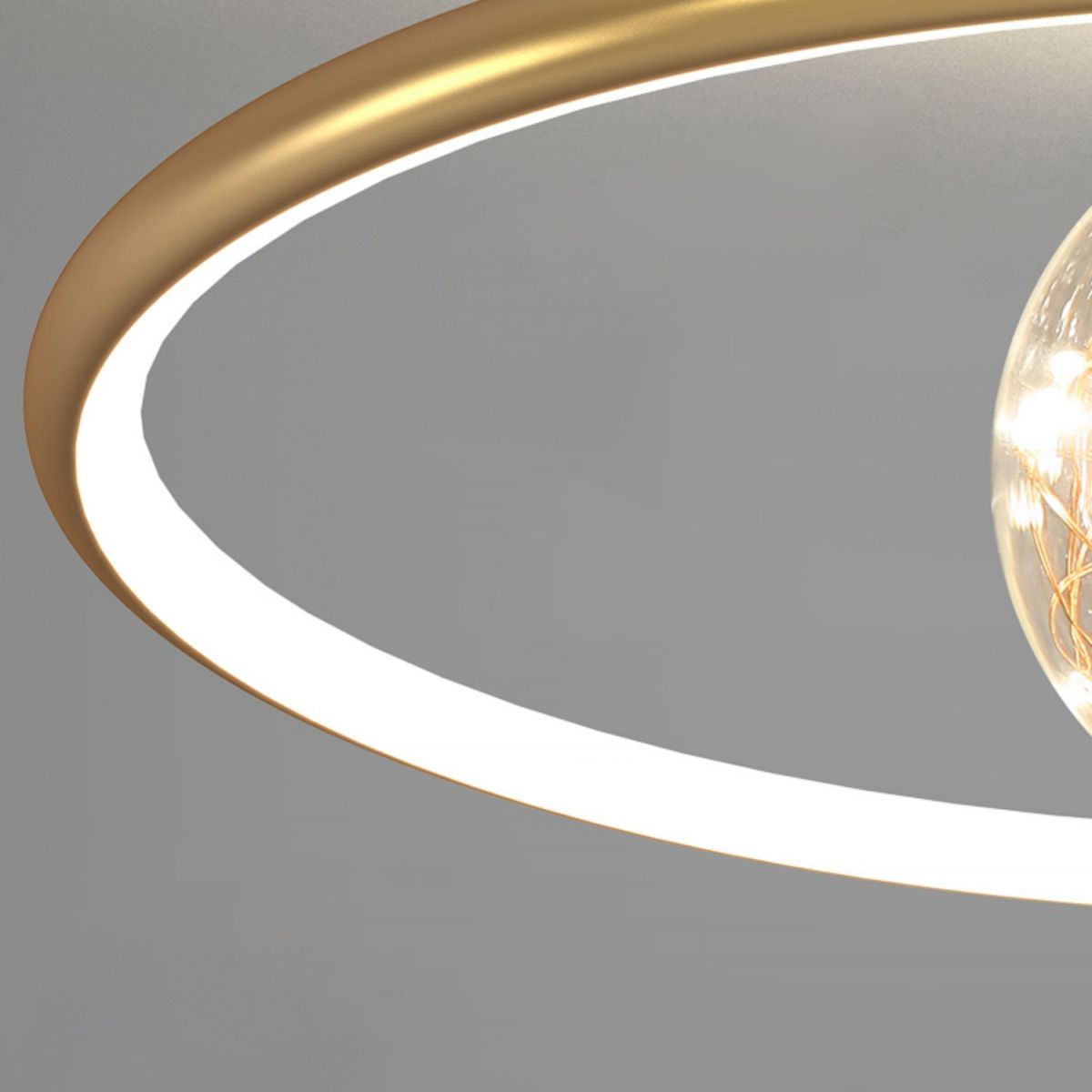 Moderne creatieve plafondlamp LED-cirkellicht Binnenlicht Slaapkamerlicht