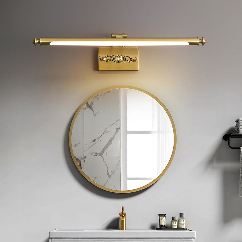 Thin-Line Metal Wall Mounted Lights Modern Wall Lighting Ideas for Bathroom