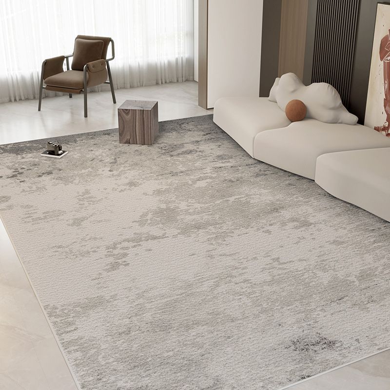 Simple Abstract Pattern Rug Polyester Indoor Rug Non-slip Carpet for Living Room and Bedroom