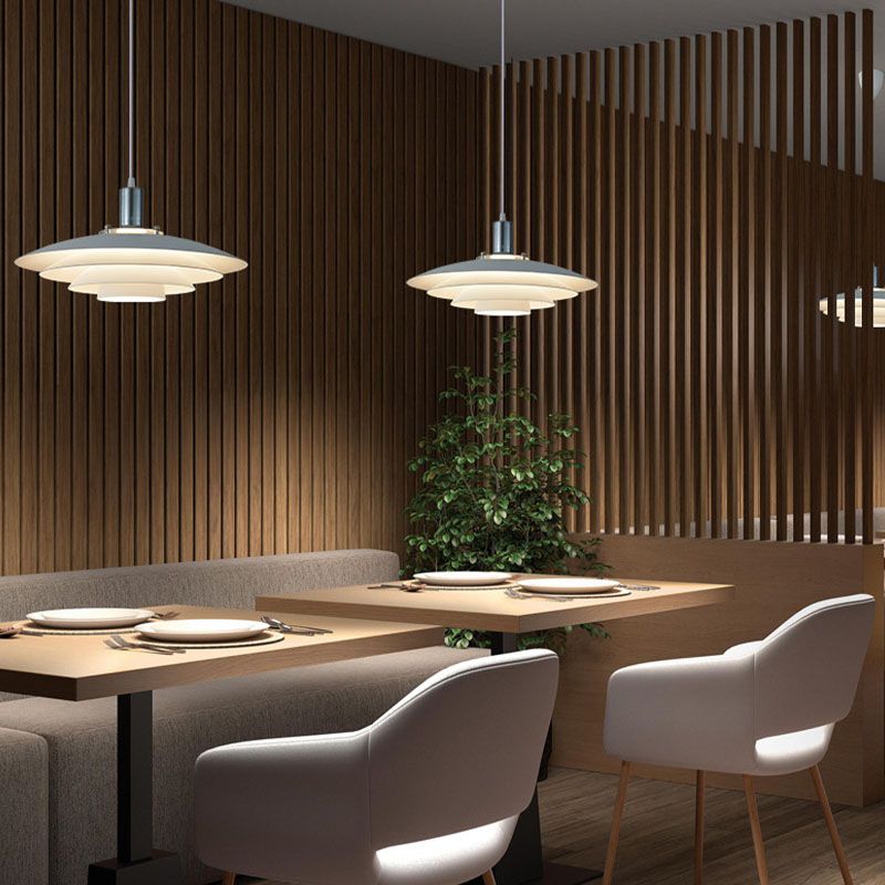 1 Kopfhänger Leichte moderne einfache Deckenheizlicht für Esszimmer