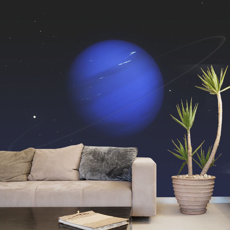 Cosmic Galaxy Illustration Wall Mural Wallpaper for Living Room, Made to Measure
