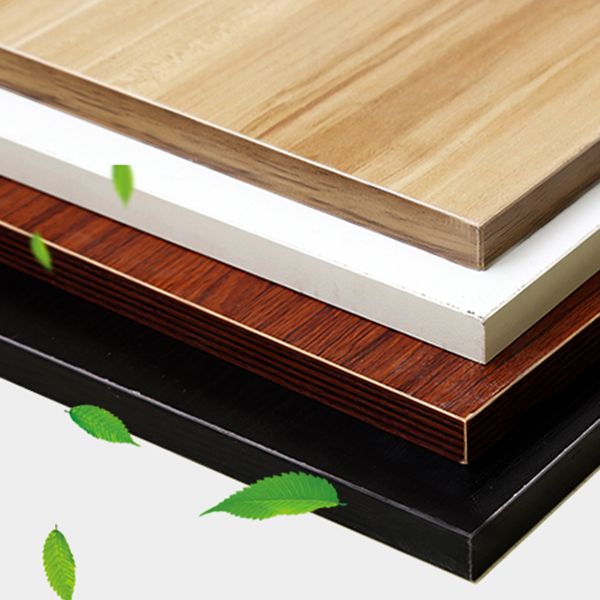 Closed Back Modern Style Bookcase Wood Bookshelf for Home Office