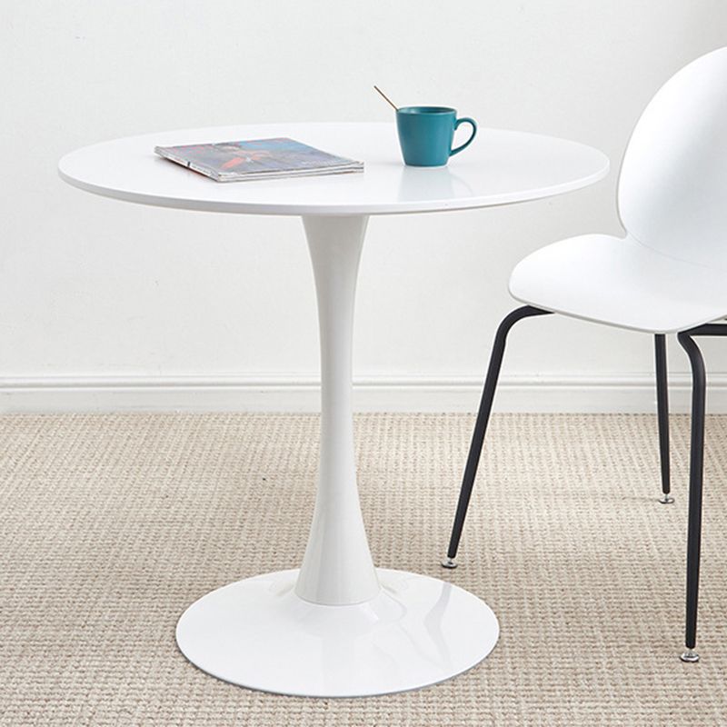 29.13" Tall Contemporary Style Coffee Cocktail Table Pedestal Round Coffee Table