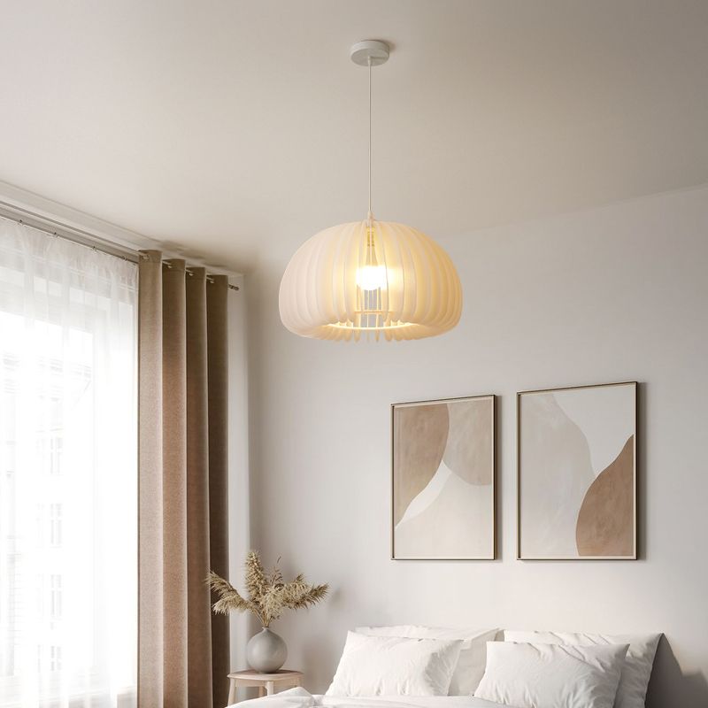 Style moderne Creative Hanging Lamp Acrylique 1 Light Pumpkin Shape Pendante Pendante for Corridor