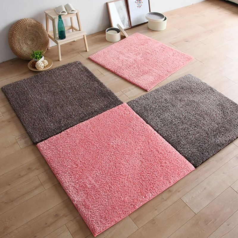 Living Room Carpet Tiles Color Block Stain Resistant Level Loop Carpet Tiles