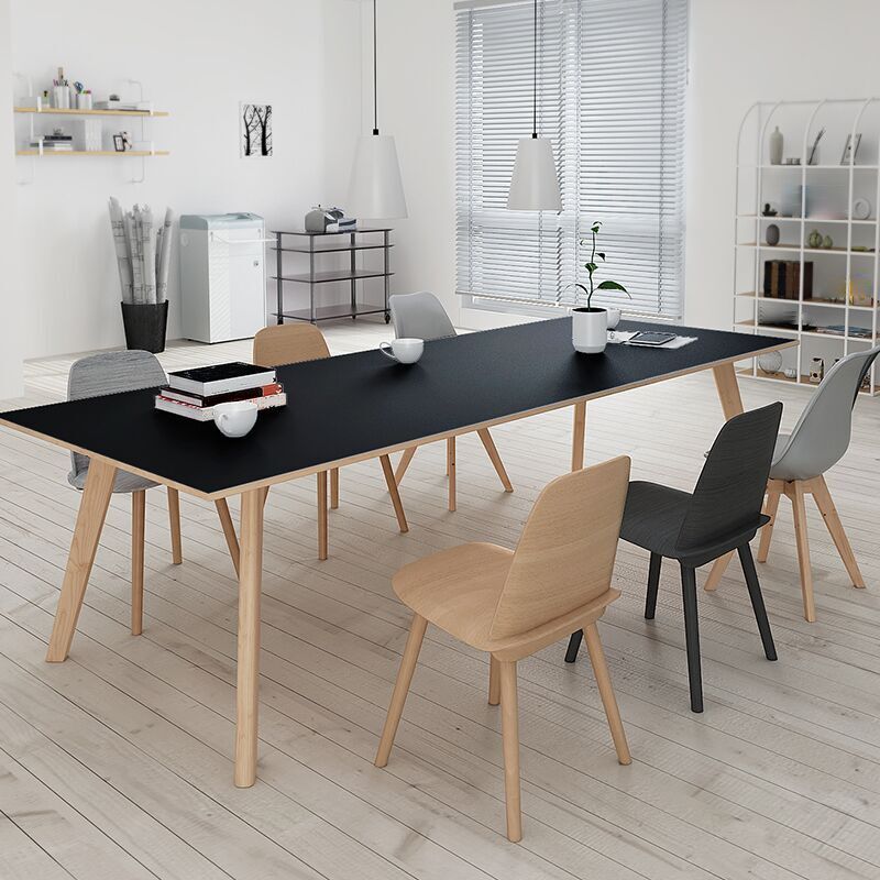 Rectangle 4 Legs Furniture Solid Wood Simplicity Table for Dining Room