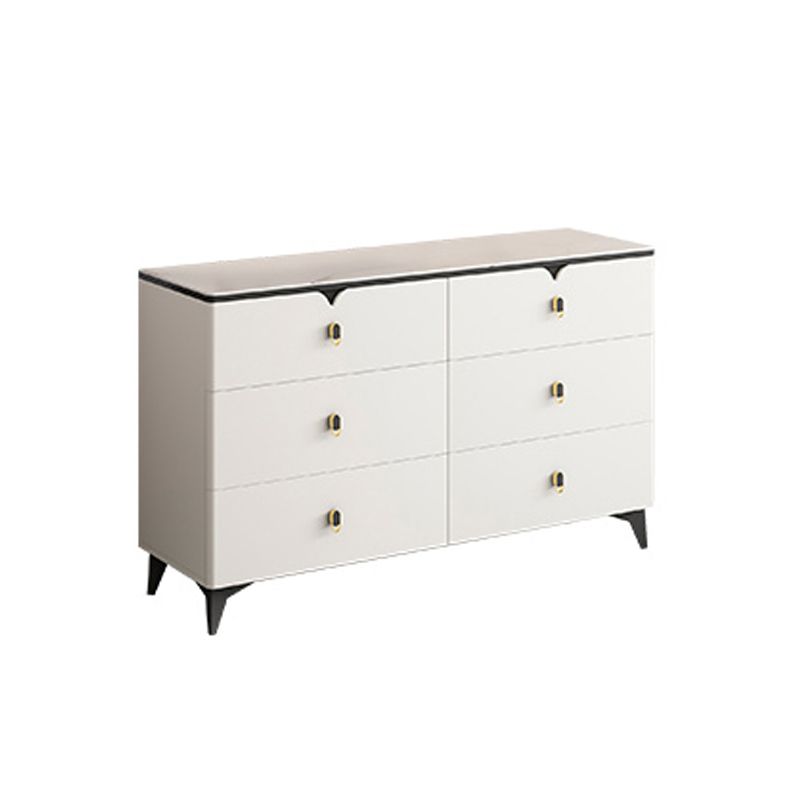 Stone Glam Storage Chest Bedroom 16" Wide Chest with Drawers