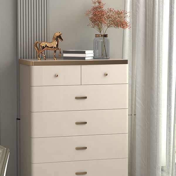 Classic Glam Solid Wood Lingerie Chest Vertical Storage Chest for Bedroom