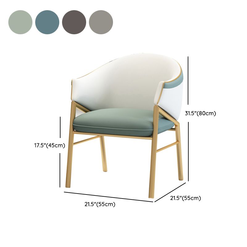 Contemporary Round Dining Table Set 1/2/5 Pcs Stone Top Dinette Set for Home