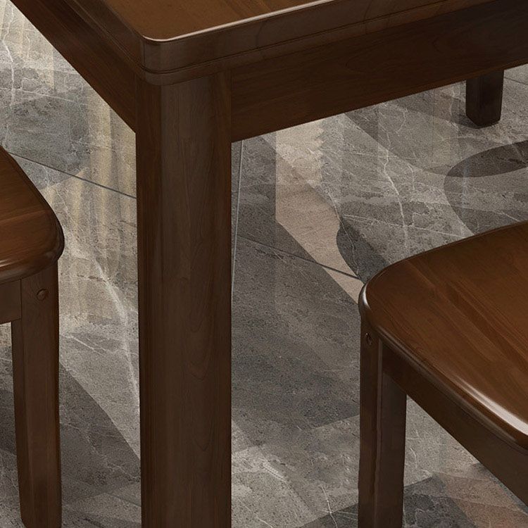 Solid Wood Dining Table Rectangle Dining Table for Dining Room