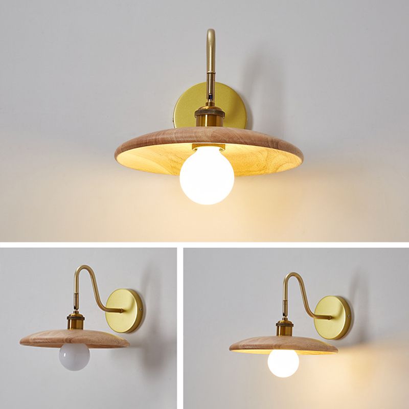 1 Light Hemisphere Shape Wall Light Sconce Modern Wall Light Fixture for Dining Room