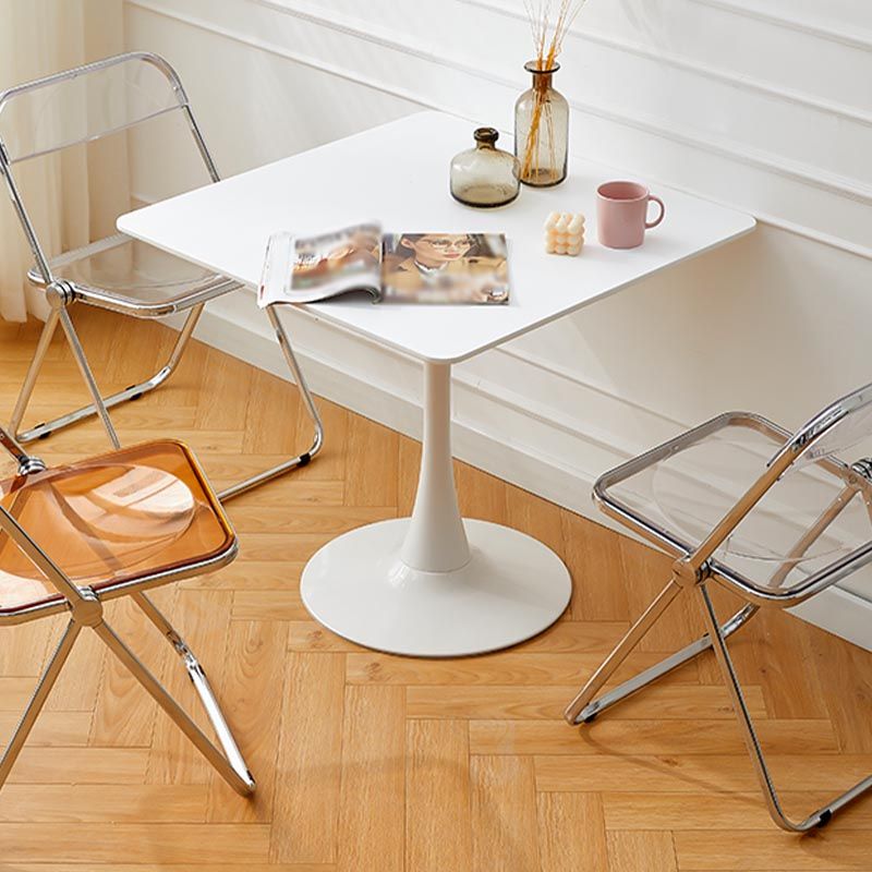 Modern White Manufactured Wood Table Home Tulip Dining Table