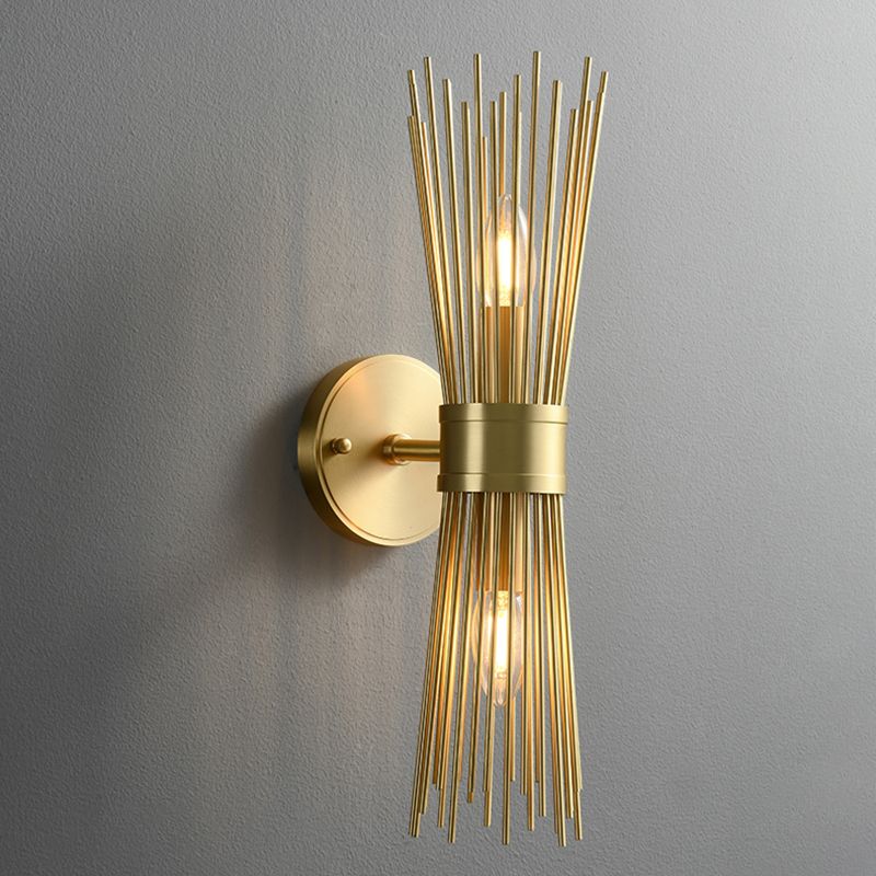 Modern Wall Sconce Linear Shape Wall Light with Metal Shade for Bedroom