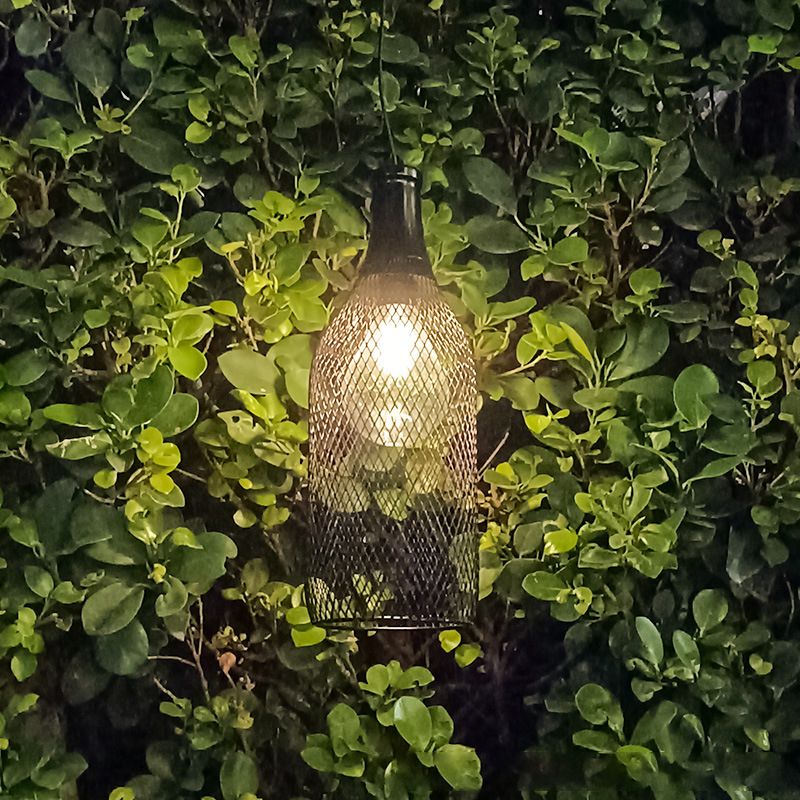 INDUSTRIAL Black Light Light Solar Bottle Outdoor Magh Appedisci Luce