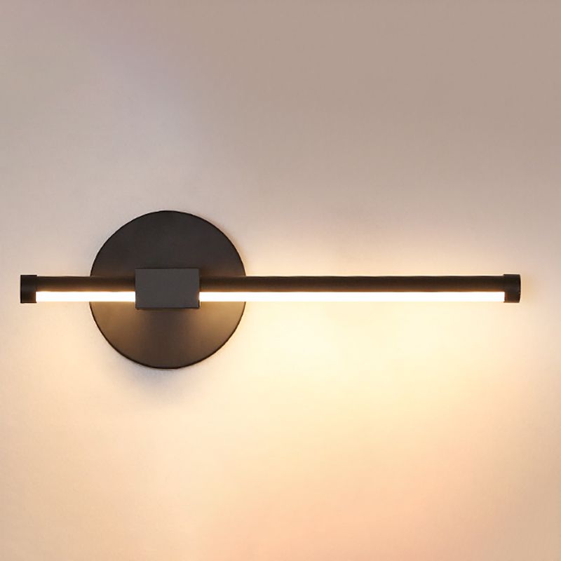 Modern Style Linear Shape Wall Sconce Metal 1 Light Wall Lighting for Beside
