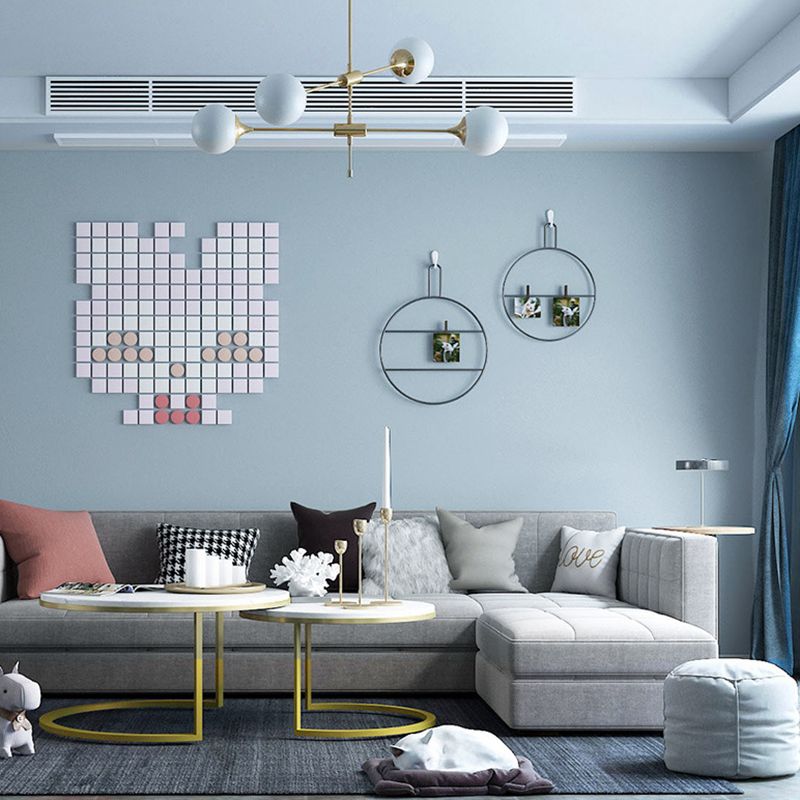 Simple Style Plain Wallpaper Roll Multi-Color Non-Pasted Wall Covering for Living Room