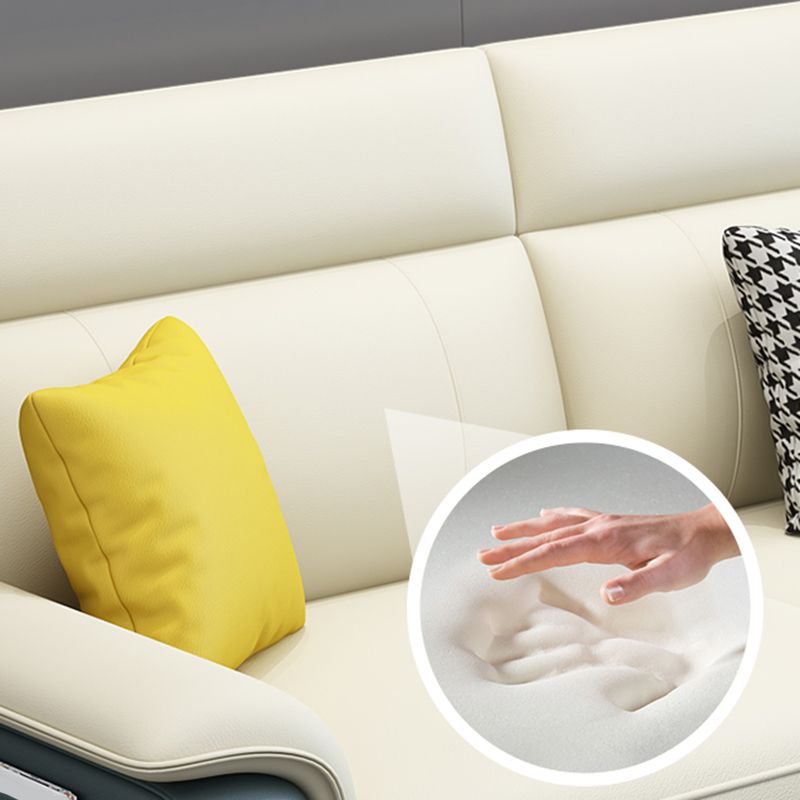 Scandinavian Stain Resistant Sofa & Chaise Pillow Top Arm Sectional