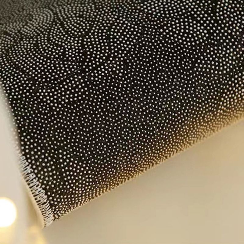 Blue Modern Rug Polyester Check Pattern Rug Stain Resistant Rug for Sitting Room