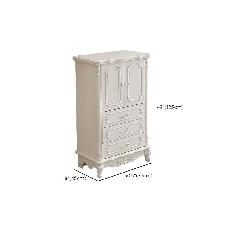 Modern Storage Chest Dresser Wooden Storage Chest with Doors