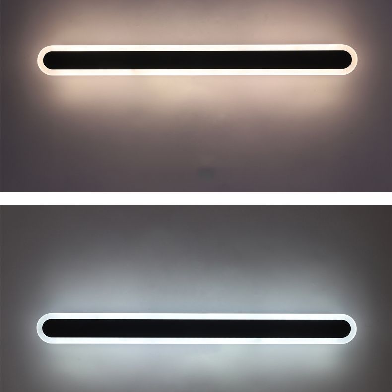 Linear Wall Light Fixture Modern Style Wall Sconce Light for Living Room