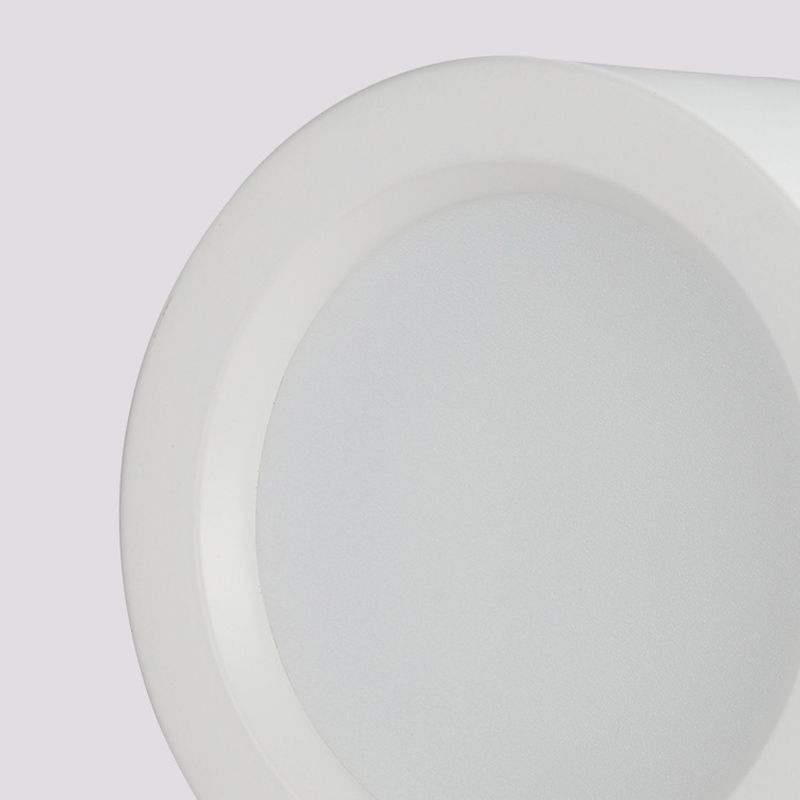 Plafonnier LED de forme cylindrique en fer moderne, 1 lumière, montage encastré pour couloir d'allée