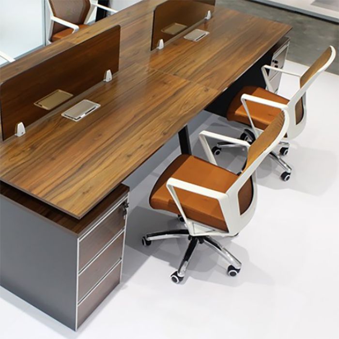 Modern Ergonomic Mesh Task Chair Office Fixed Arms Swivel Chair