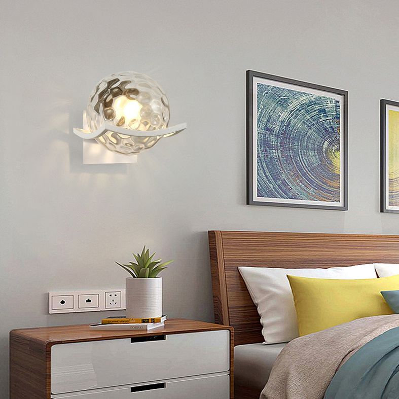 Lámparas de pared de bola de estilo minimalista moderno lámparas de pared de vaso para sala de estar