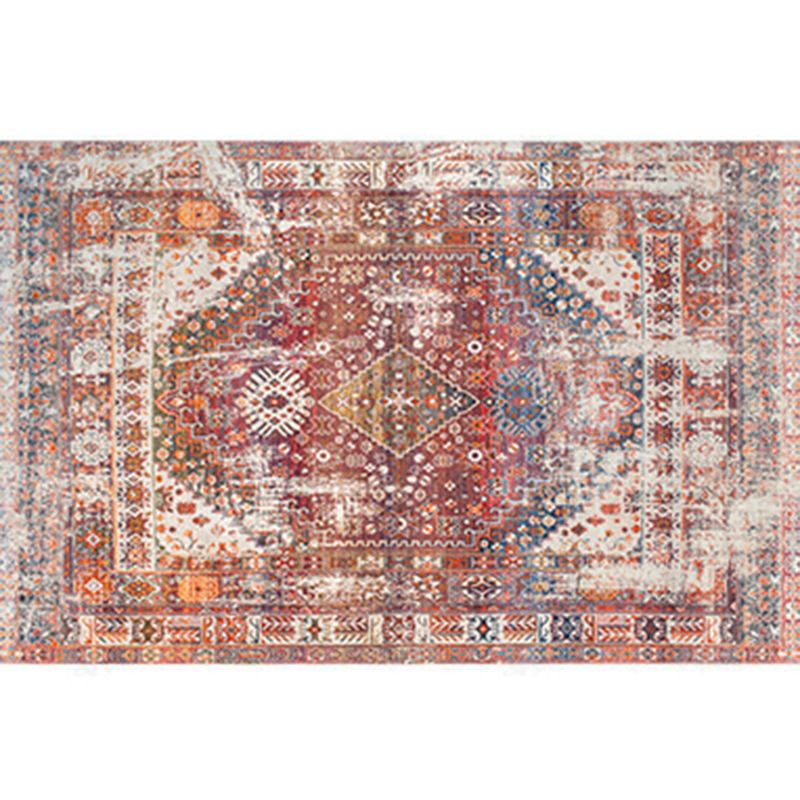 Shabby Chic Blumendruckte Teppich Farbe gemischter Polyesterbereich Teppich nicht rutscher Backing Teppich für Wohnkultur