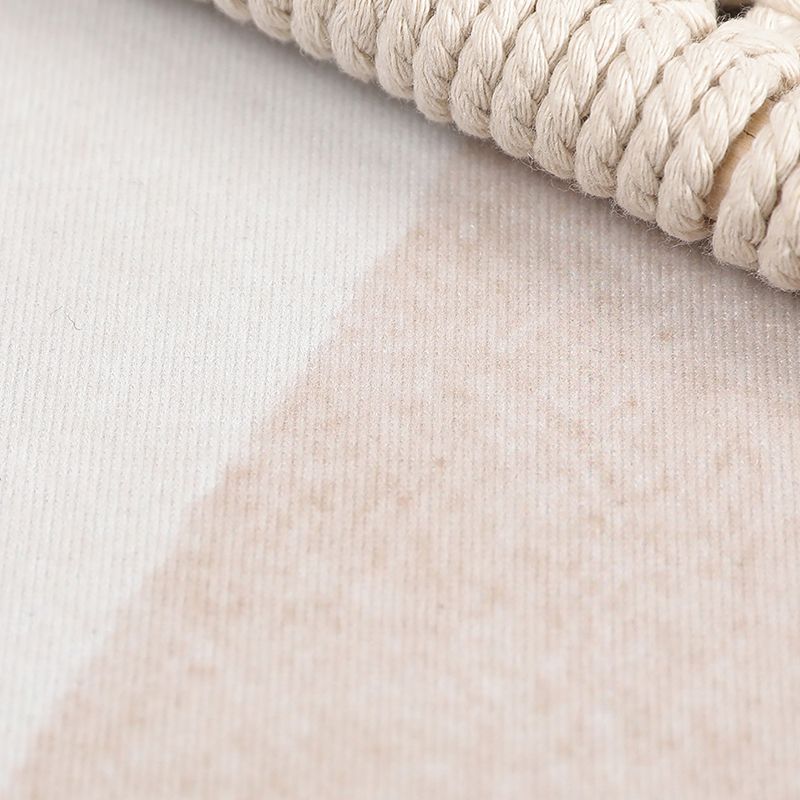 Brown Tone Home Decor Carpet Simplicity Abstract Color Block Area Rug Polyester with Easy Care Rug