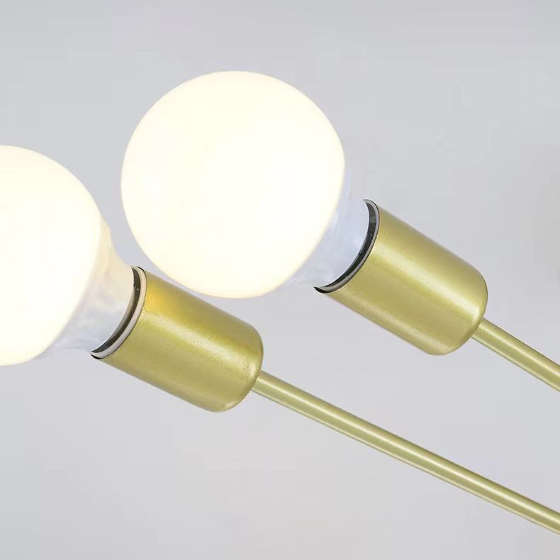 Sputnik Flush Mount Fixture Contemporary Metal Ceiling Light