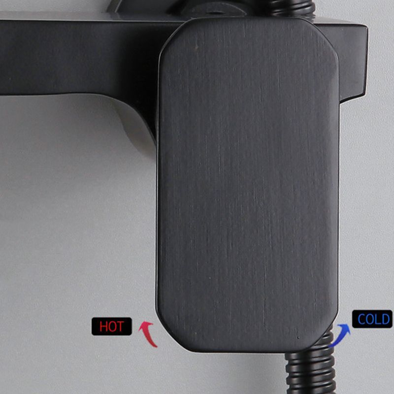 Modern Oval Swivel Shower Stainless Steel Shower Head Shower Faucet on Wall