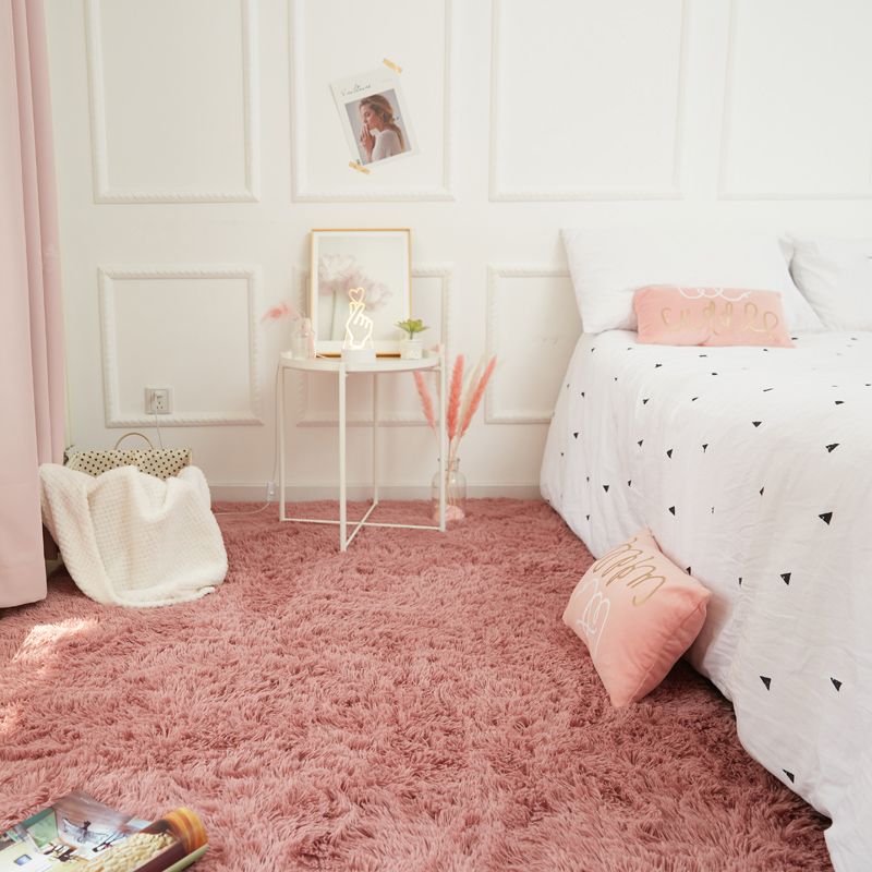 Comfort Decoration Rug Multi Colored Plain Area Carpet Non-Slip Backing Washable Indoor Rug