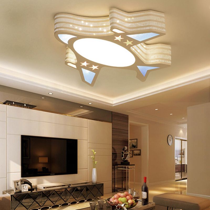 Cartoon Led Children Room LED Soffitto Light Kindergarten Acrilico Lighting Fixture per Bedroom
