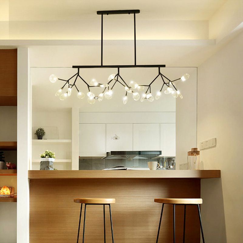 Nordic Modern Style Firefly Island Light Indoor Firefly Hanging Lamp for Dining Room