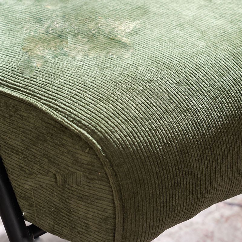 19.69" Wide Scandinavian Style Single Sofa Chair Fixed Back Arm Chair