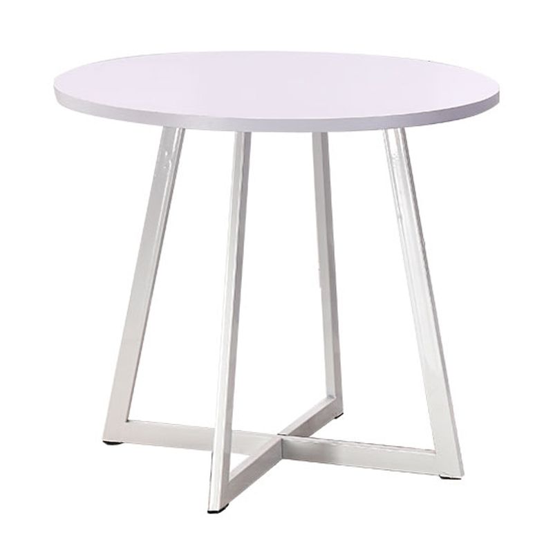 Metal Contemporary Dining Table Indoor Round Table for Kitchen