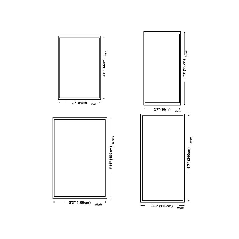 Modern Carpet Abstract Pattern Area Rug Stain Resistant Rug for Sitting Room