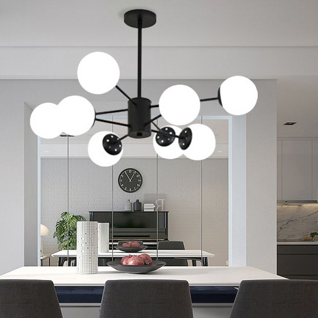 Luz de lámpara LED de metal de estilo múltiple de múltiples anillos de un solo nivel