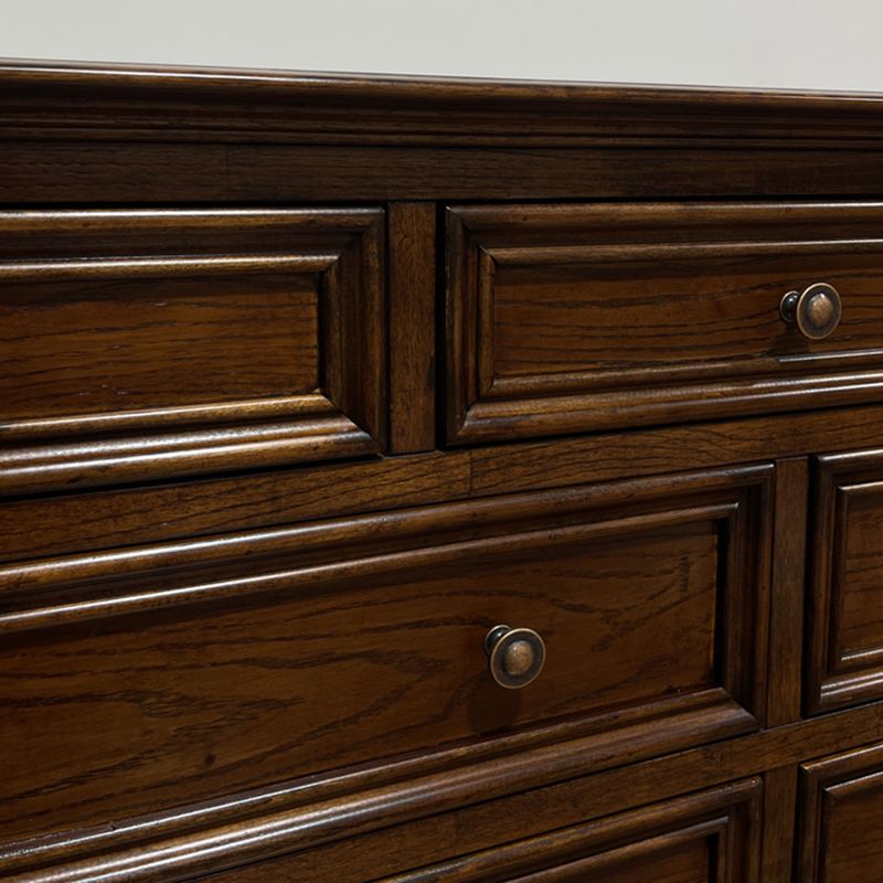 Modern Storage Chest Dresser Solid Wood Storage Chest with Drawers