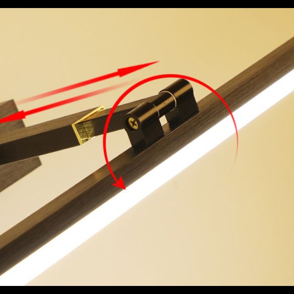 Modern Minimalist Style Linear Vanity Lighting Fixtures Acrylic Vanity Sconce