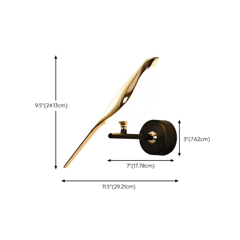 Postmodern LED Wall Light Fixture Creative Wall Light Sconce for Bedroom