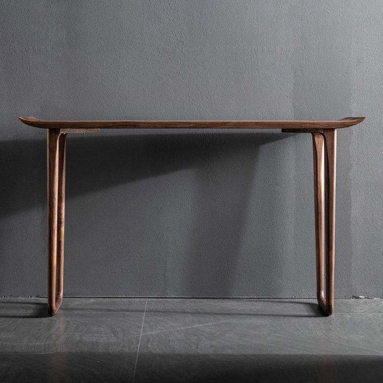 Pine Solid Wood Console Table,11.81inch Wide, Hall Accent Rectangle Table