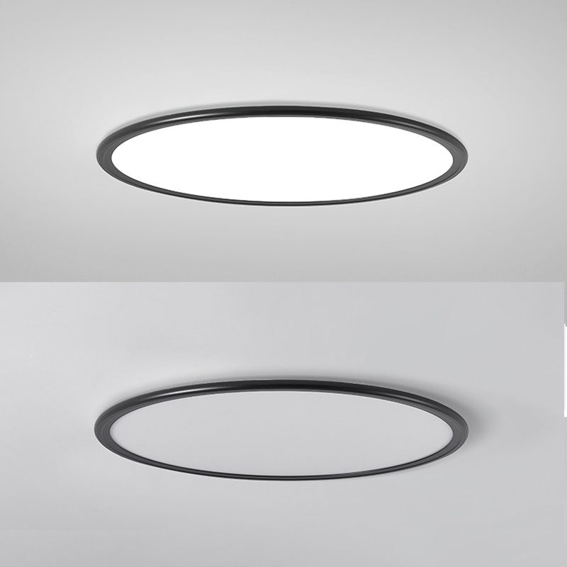 Moderne Art Acryl Flush Deckenleuchten Kreis 1-Licht Flush Licht