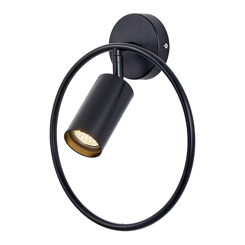 Single Golden/Black Contemporary Wall Mounted Sconce LED Iron Wall Light