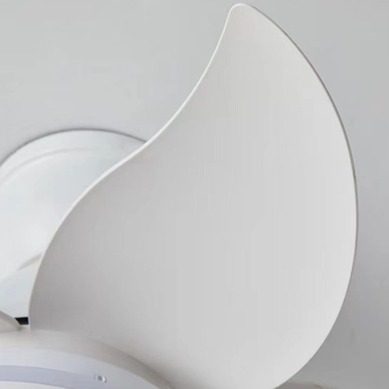 Ventola a soffitto leggero a led metallo moderno a sfioramento per bambini camera da letto