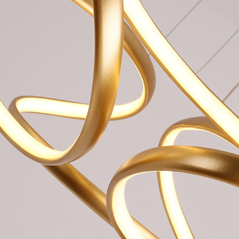 Lámpara de lámpara LED de lámpara de lámpara de onda de metal