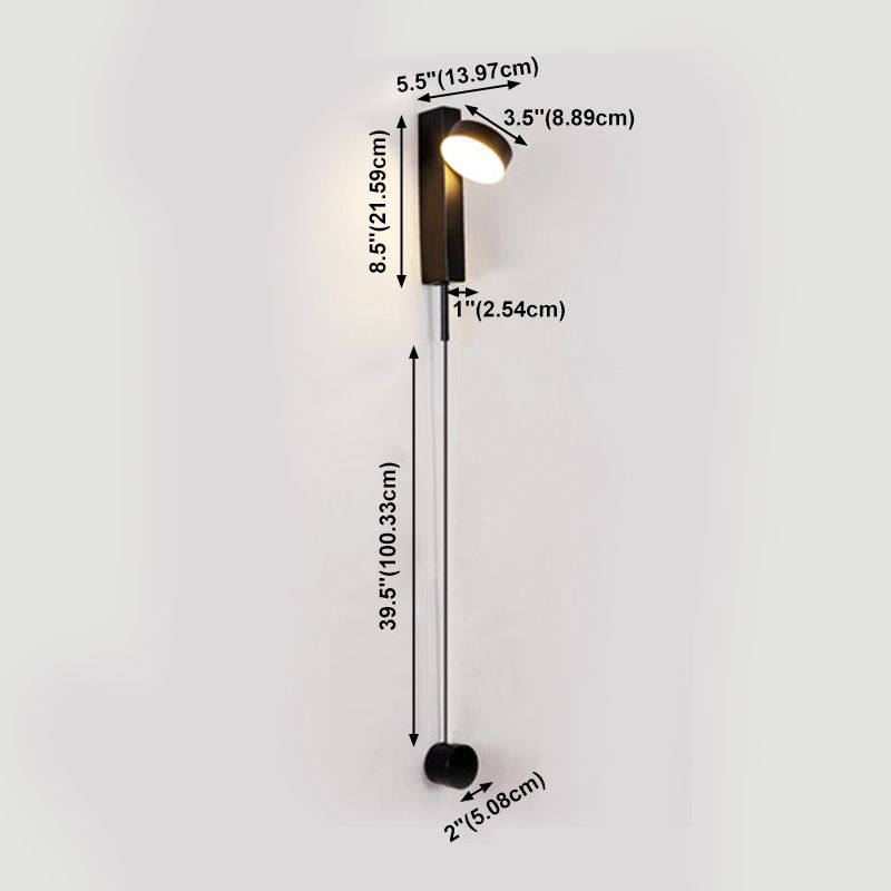 Lampada con applique a parete con montaggio a filo metallico moderno lampada scontata in nero/oro/bianco