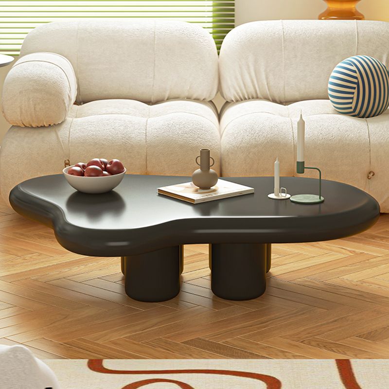 Scandinavian Wooden Coffee Table Free form 3 Legs Coffee Table for Living Room