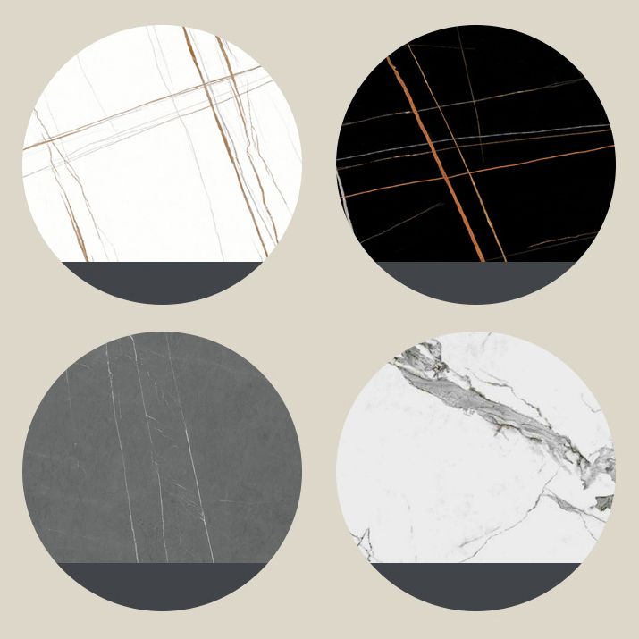 Glam Office Desk 23.62"Wide Curved Executive Desk with 2 Storage Drawers