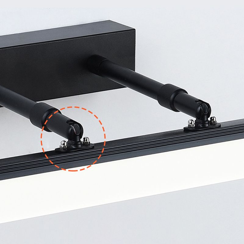 Miroir rectangulaire à style minimaliste moderne